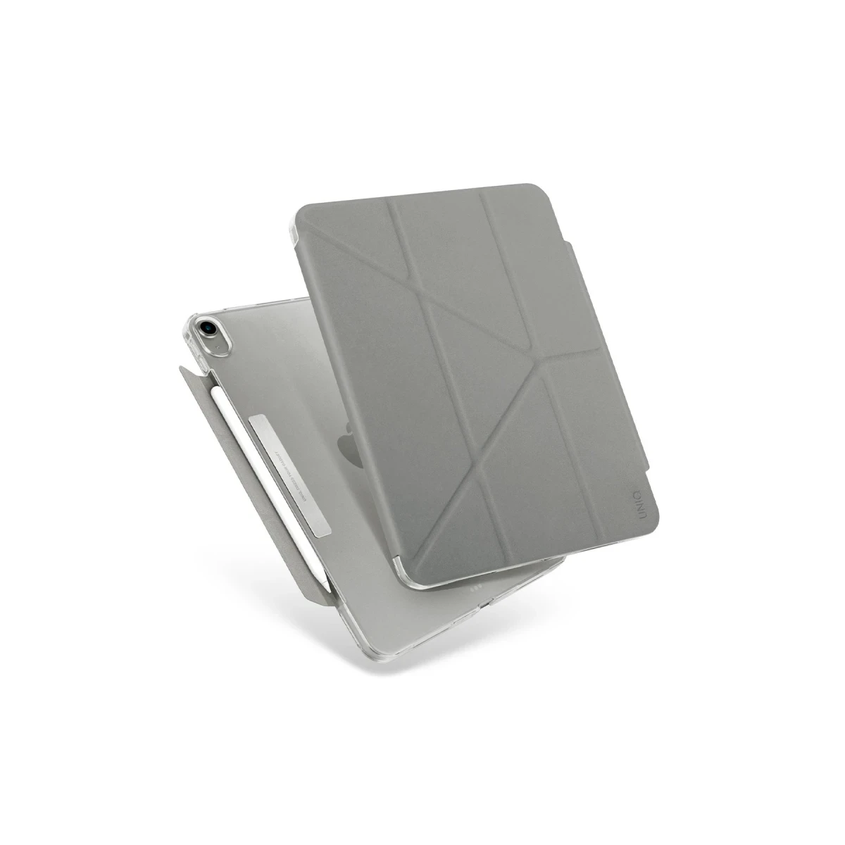 Uniq Apple iPad Air 4 10.9 Camden Katlanabilir Tablet Kapak - Gri